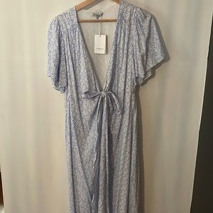 Frnch short sleeve maxi dress